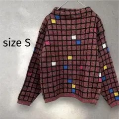 カラフルニットセーター