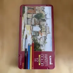 uni 水彩色鉛筆 セット