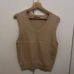 スクールベスト ベージュ