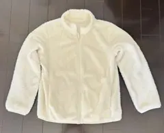 ユニクロ　フリース　長袖　白　150センチ