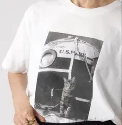 ⭐︎IENA イエナ×グッドロックスピード/猫フォトTシャツ/F