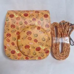 カメラケース チェキ カメラバッグ 富士フイルム ハロウィン パンプキン