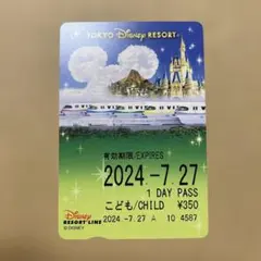 ディズニーフリーきっぷ　リゾートラインのサムネイル