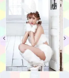 ホワイトバニーガールコスチューム
