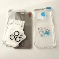 iPhone 15 Pro クリア スマホケース カメラ 液晶フィルム