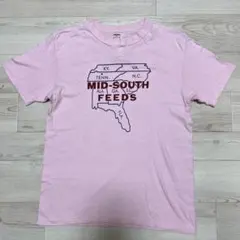 古着 Tシャツ ピンク 両面プリント