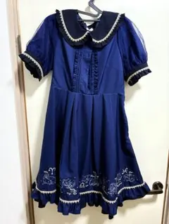 Amavel 星座柄ワンピース パープル 中古美品 - メルカリ