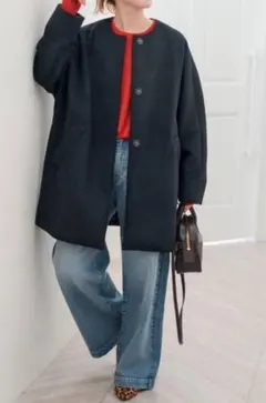 秋の3連休セール！新品タグ付き！TICCA ティッカ ノーカラーテントコート