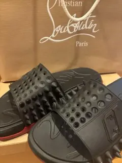 Christian Louboutin ビーチサンダル トラ柄 スタッズ Christian Louboutin ビーチサンダル トラ柄 スタッズ - メルカリ