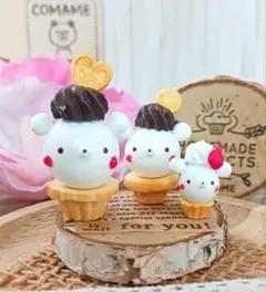 ミニチュアスイーツ しろくまカップケーキ3種類セット♡
