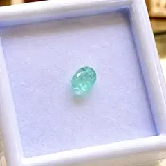 ◇ 蒼海の妖精 ◇ 2083 パライバトルマリンルース 0.22ct 鑑別書 