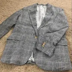 ②ドレステリア グレンチェックジャケット美品ドゥーズィエムトゥモローイエナ