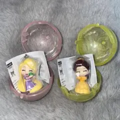ディズニープリンセス　ぎゅーこっと　未開封　ラプンツェル&パスカル　ベル&チップ