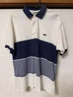 CHEMISE LACOSTE ポロシャツ ボーダー サイズ4