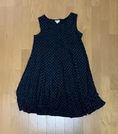 Jocomomola ノースリーブドレス 黒L〜LL