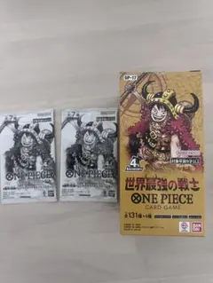 ワンピースカード 世界最強の戦士 未開封BOX テープなし プロモ2パック