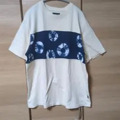 Stussy アイボリー ネイビー Tシャツ M