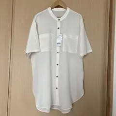 グローバルワーク　イージーケアシアーチュニック　アイボリー　Ｍサイズ