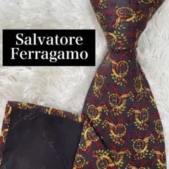 Salvatore Ferragamo ネクタイ ビジネス N-0787