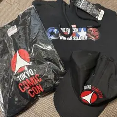 marvel コミコン　Tシャツ　パーカー　キャップ　帽子
