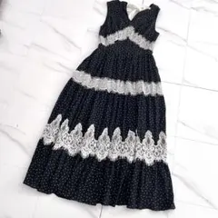 Herlipto Clarine Polka Dot Dress