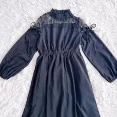 【新品】 リマインドミーアンドフォーエバー ワンピース F 黒 結婚式 お呼ばれ