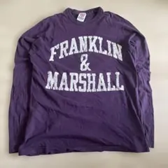 FRANKLIN & MARSHALL 長袖カットソー パープル Lのサムネイル