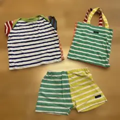 デニムアンドダンガリー トップス パンツ バッグ 3点セット