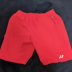 YONEX レッドパンツ 96-104サイズ