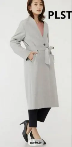 PLST プラステ ソフトダブルクロスベルティドコートS