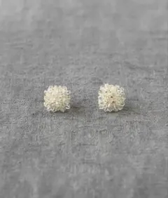 【美品】クリアピアス　ウェディング