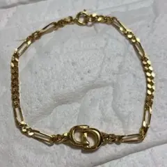 Christian Dior ゴールドブレスレットCDロゴ ヴィンテージ