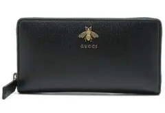 GUCCI ブラックレザー　長財布 蜂　ビー　GG ライン　最安値挑戦 2026年最新】グッチ 蜂 長財布の人気アイテム - メルカリ
