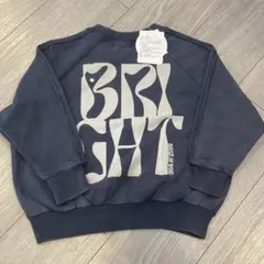 しまむら　ルルモーメント　ネイビー　トレーナー　110