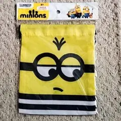 【未開封】ミニオンズ『ミニ巾着』黄色《携帯性抜群！小物入れに最適！》