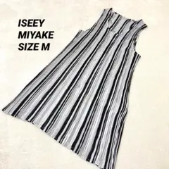 極美品✨ISEEY MIYAKE プリーツ　チュニック　グレー　ブラックのサムネイル