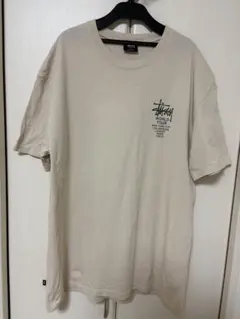 Stussy ワールドツアー Tシャツ L ベージュ モカ Lサイズ