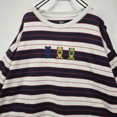 graniph　ワイドシルエット　Tシャツ　やや厚手　L　コントロールベア　古着
