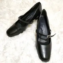 【美品】nline スクエアパンプス 25.5㎝ 3WAY ストラップのサムネイル