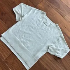 【期間限定／処分価格】オペークドットクリップ　スリットデザインプルオーバー　M