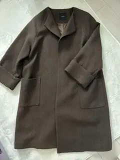 Spick & Span ノーカラーコート