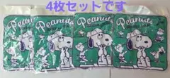 NPB スヌーピー コラボ ハンドタオル 新品 4枚セット 野球 卒部 記念品