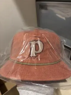 パタゴニア　オレンジ コーデュロイ Pロゴ ハット