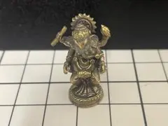 ガネーシャ 真鍮製 置物 ミニチュア 25