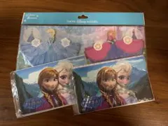 ディズニー　アナと雪の女王　ドレスメモと通知ケース×2