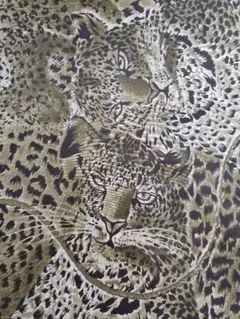 ヒョウ柄　スカーフ