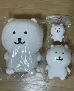 ナガノのくま ぬいぐるみ キーホルダー 3点セット