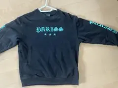 Pariss ブラック S トレーナー