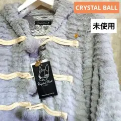 【未使用】CRYSTAL BALL ファーコート ダッフルコート