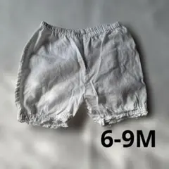 RalphLauren ラルフローレン　ショートパンツ　6-9M ホワイト　無地